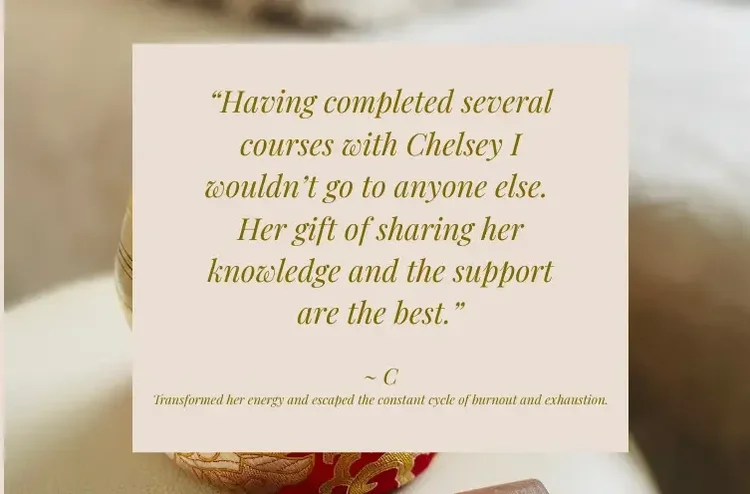 Student review of a Chelsey Sturgeon holistic therapy course