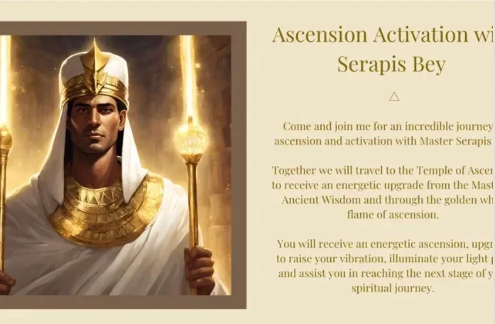 Ascension Activation Healing Journey with Serapis Bey